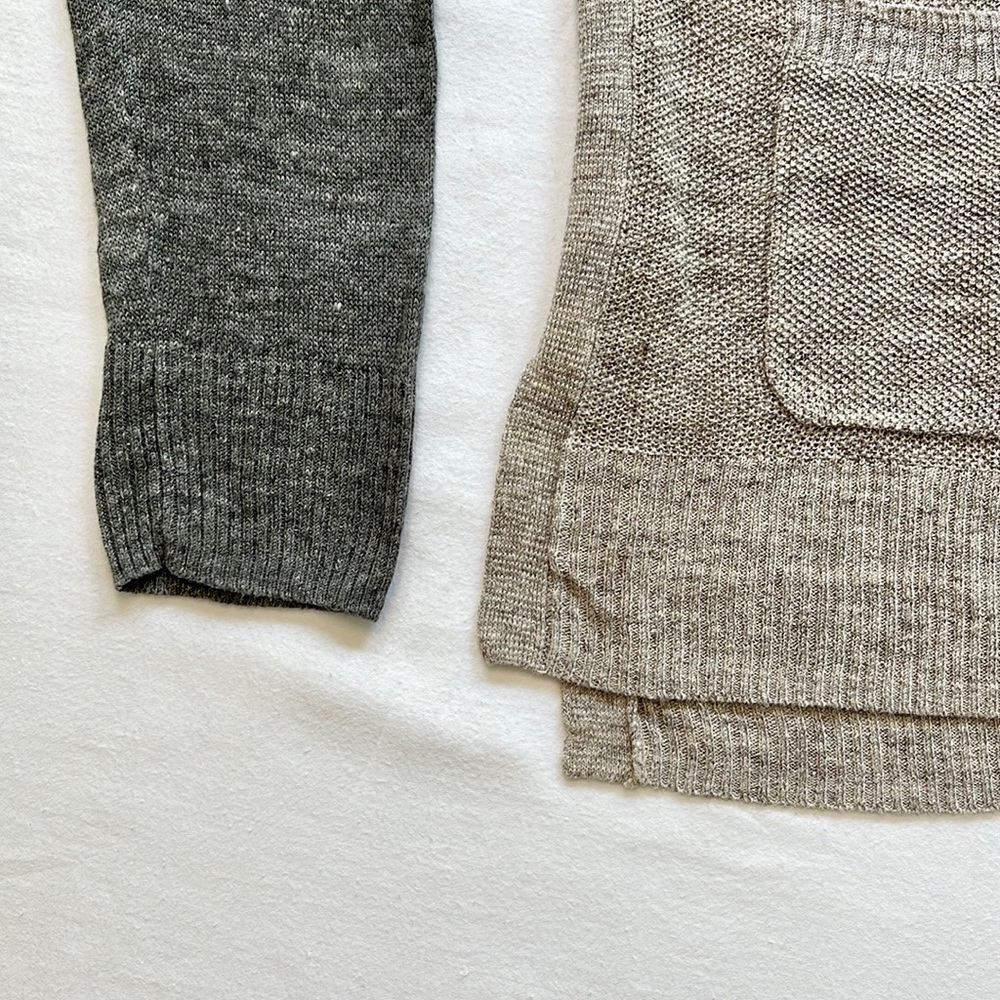 NWOT Madewell Sandstiched %100 Linen Cardigan Size Medium - Picture 6 of 11